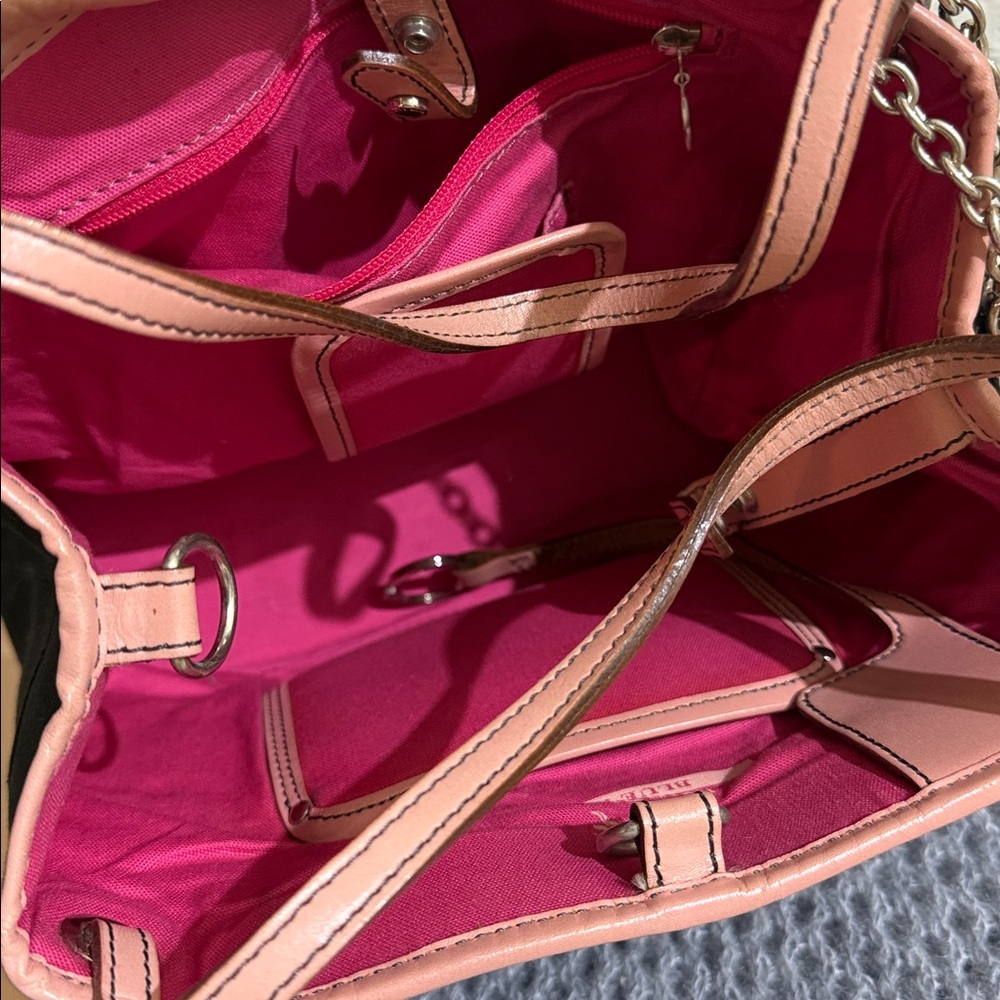 Black and Pink Handbag - Picture 4 of 5